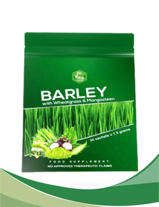 DR. VITA BARLEY WITH WHEATGRASS AND MANGOSTEEN- BEST BARLEY POWDER SUPPLEMENT