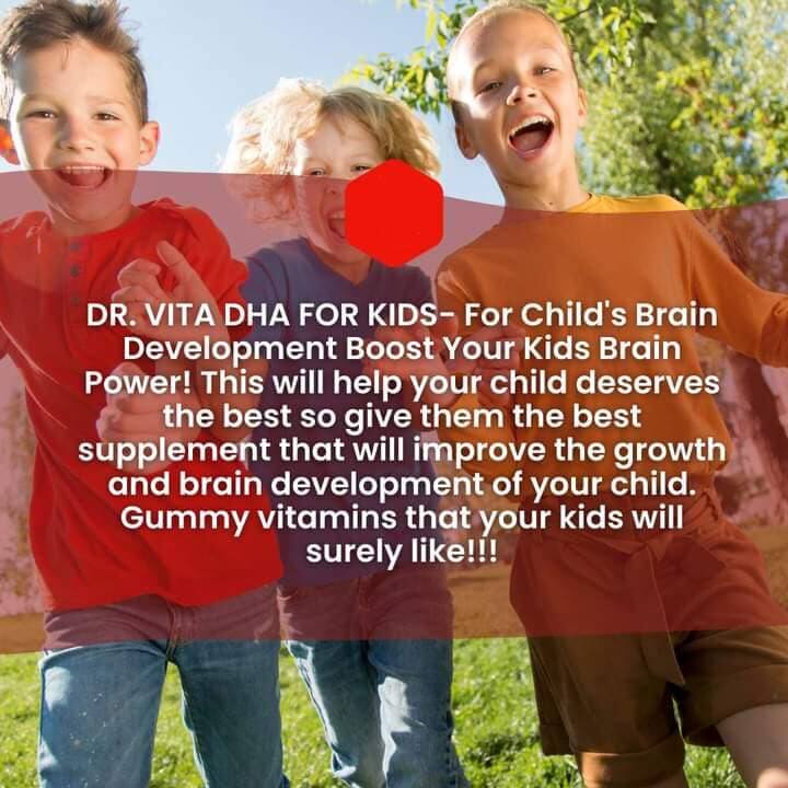 DR. VITA DHA FOR KIDS- BEST BRAIN BOOSTER SUPPLEMENT FOR KIDS